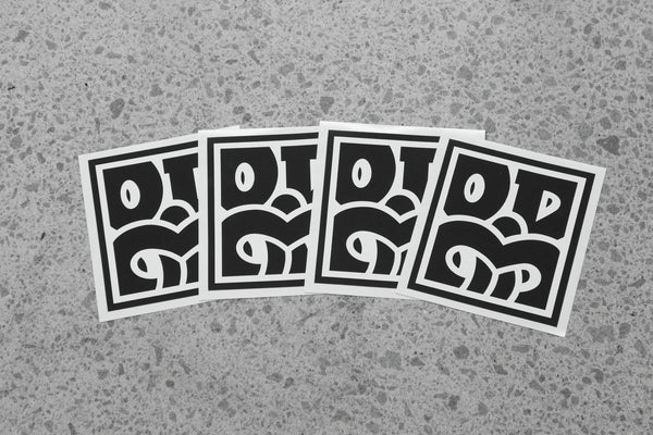 OD BOX TIKI Black Sticker Pack